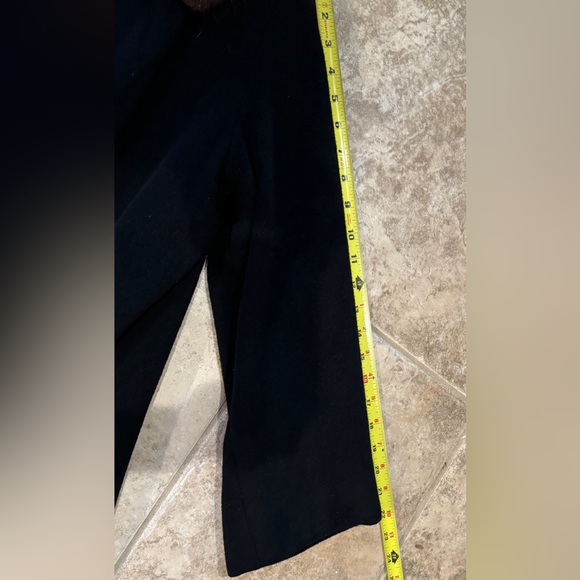 Authentic 100% cashmere pea cost with real mink collar - Picture 6 of 14